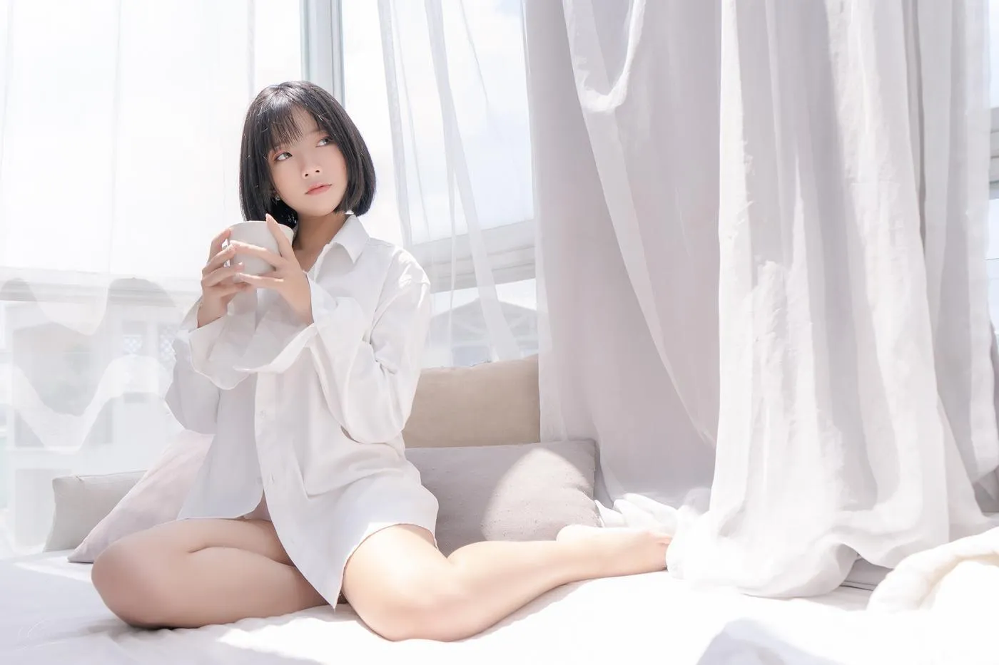 Messie Huang – NO.08 Boyfriends shirt [26P]插图